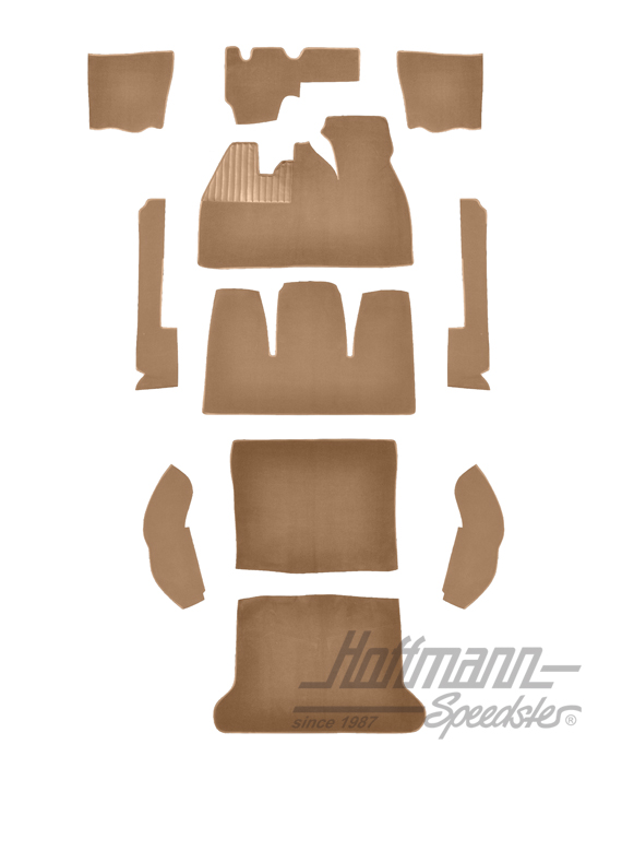 Teppichsatz für Limousine, 8.68-7.72, beige