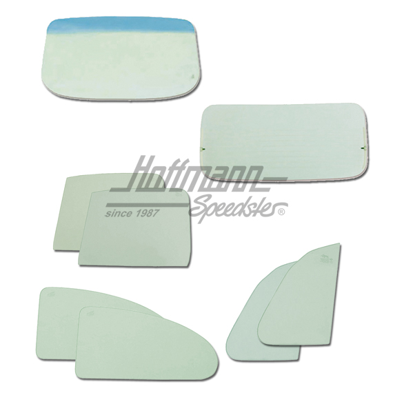 Komplettverglasung,Lim.,1303, grün/Blauk Komplettverglasung,Lim.,1303, grün/Blauk