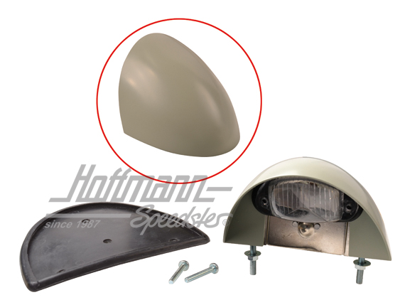 Kennzeichenleuchte, komplett, 57-63 Kennzeichenleuchte, komplett, 57-63