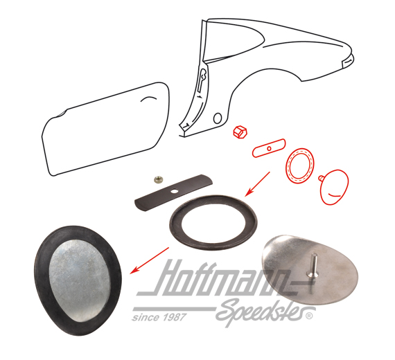 Deckel, Federstab, 911, 65-89 Deckel, Federstab, 911, 65-89