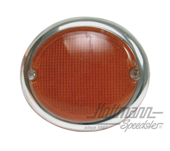 Blinkerglas, orange, Bus T1, vorne links