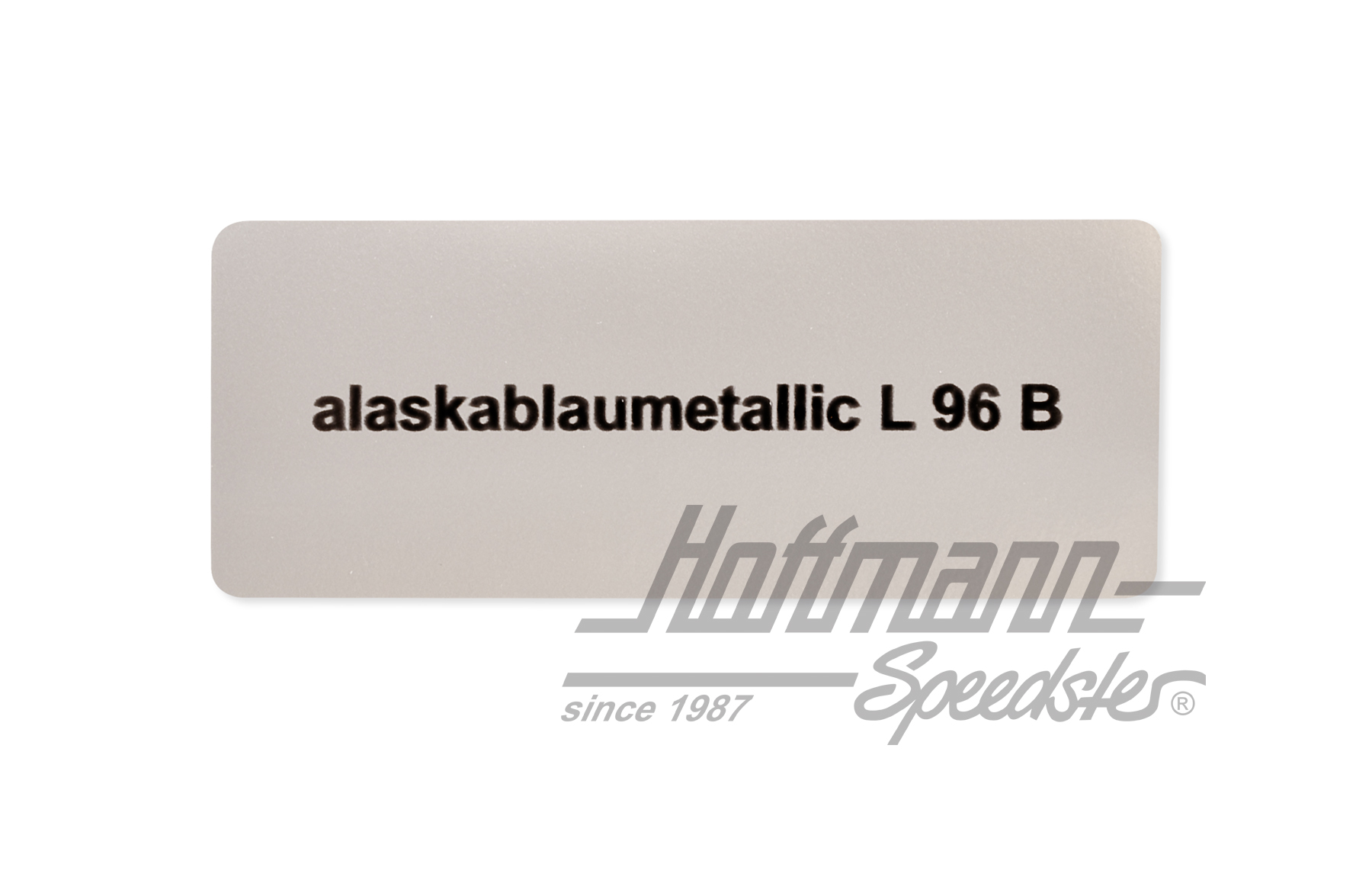 Aufkleber, Farbnummer L96B, alaskablau