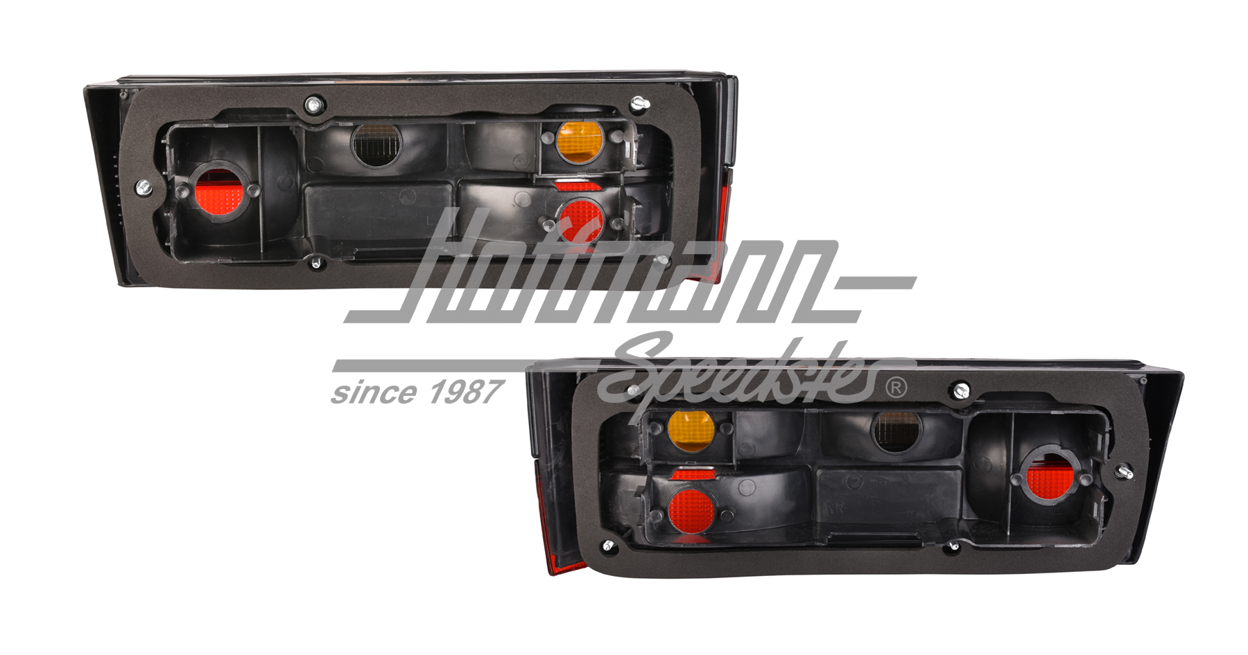 Rückleuchten, rot/schwarz, groß, Golf 1