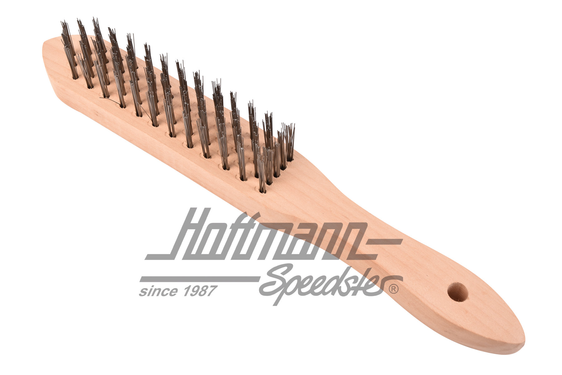 Handstielbürste, Stahldraht, 5-reihig