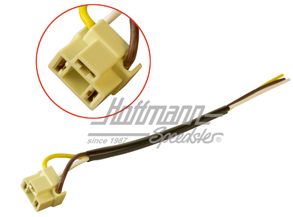 Scheinwerferstecker, 3-polig, mit Kabel