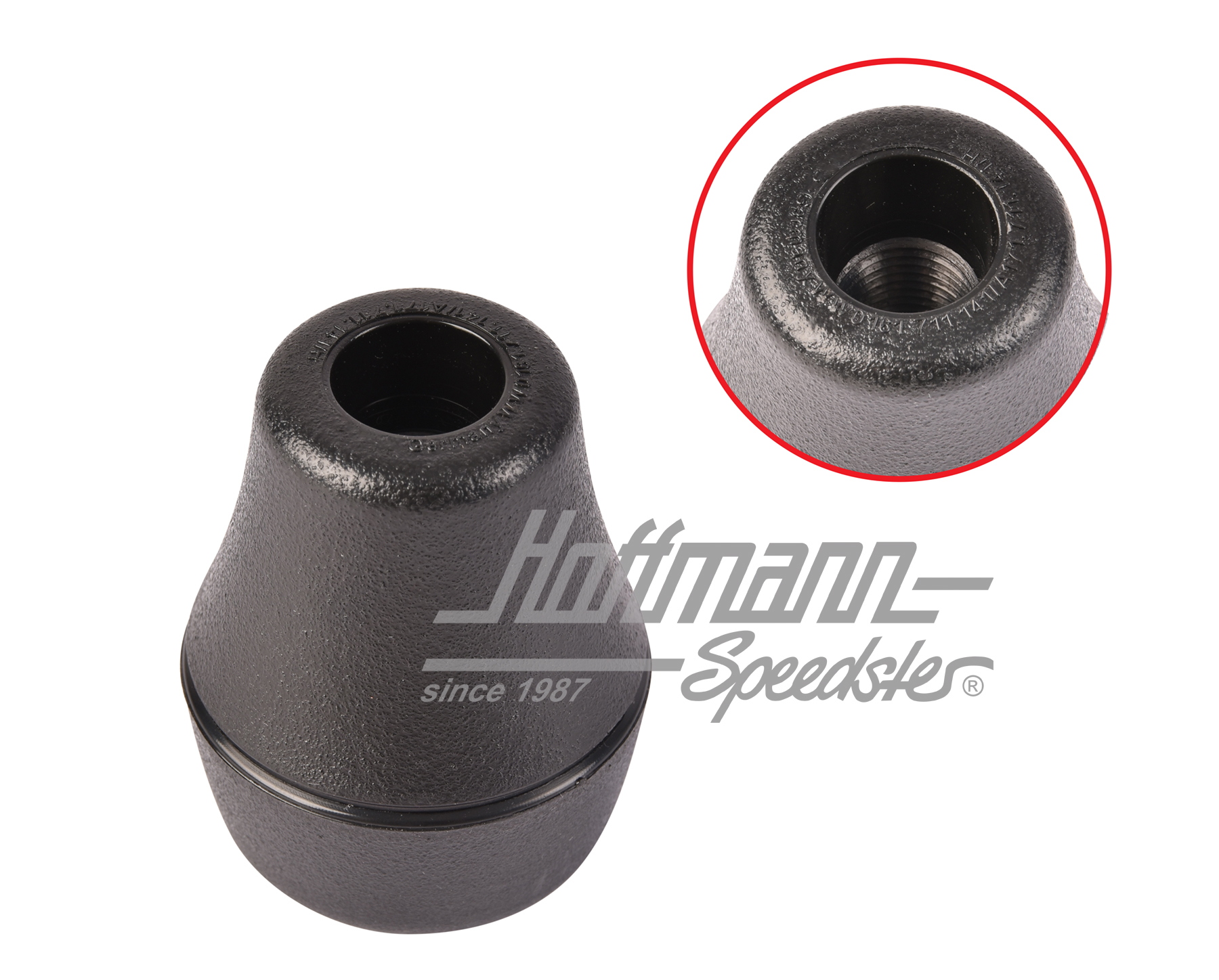 Schaltknauf, Serie, 5-Gang, schwarz