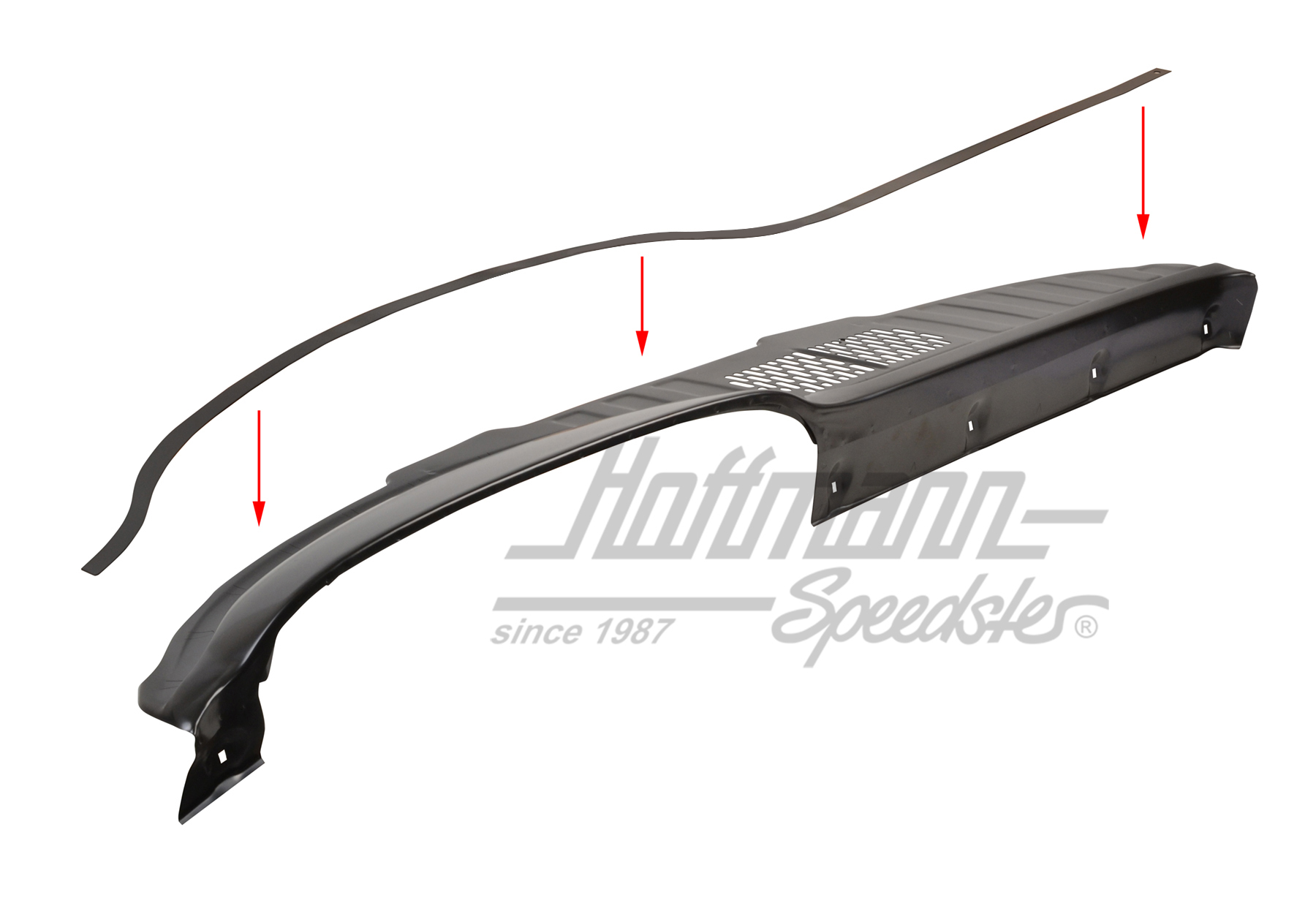 Armaturenbrett, Metall, 911/912, 65-68 Armaturenbrett, Metall, 911/912, 65-68