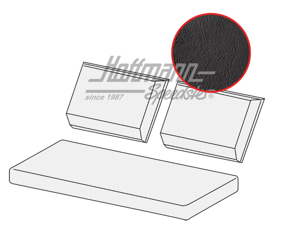 Sitzbezüge, Rückbank, Kübel, schwarz(G) Sitzbezüge, Rückbank, Kübel, schwarz(G)