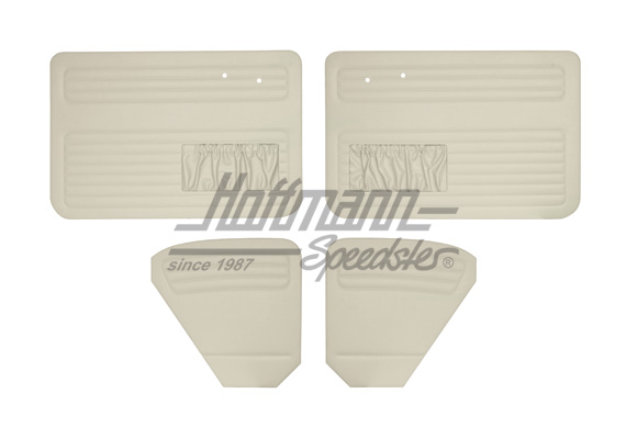 Tür- und Seitenverkleidung, Limousine, 49-55, altweiß Tür- und Seitenverkleidung, Limousine, 49-55, altweiß