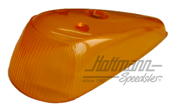 Blinkerglas, breit, orange Blinkerglas, breit, orange