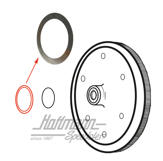 Unterlegscheibe, Schwungrad, 0.38mm