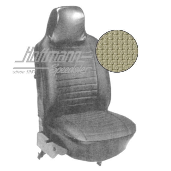 Sitzbezüge, Limousine, 8.73-7.76, Korbmuster, beige