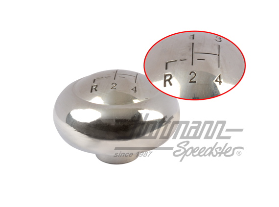 Schaltknauf, 7mm, Schaltschema, ALU
