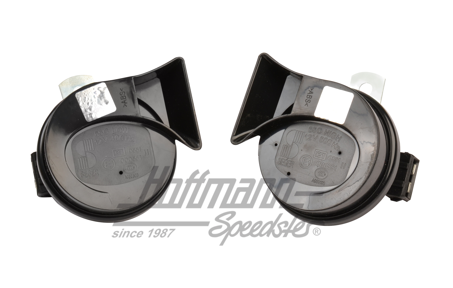 Elektro-Fanfaren, schwarz (eckiger) Elektro-Fanfaren, schwarz (eckiger)