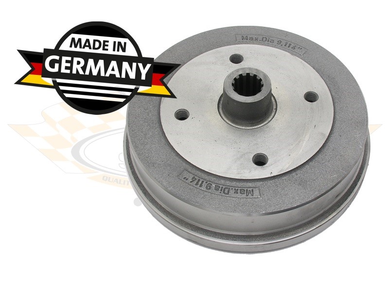 Bremstrommel, hinten,4-Loch/LK130, 8.67- (Germany) Bremstrommel, hinten,4-Loch/LK130, 8.67- (Germany)