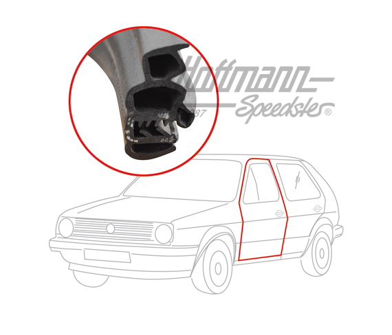 Türdichtung, Golf 2, 2/4-türig, li./re.