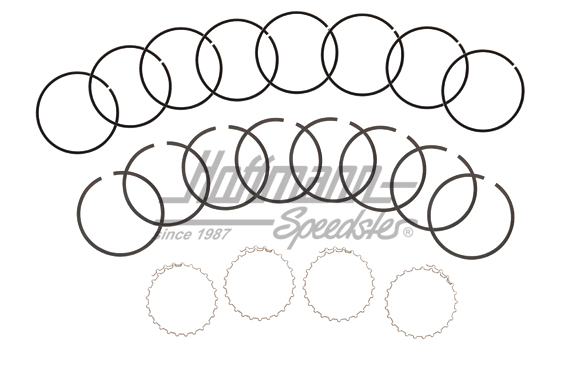 Kolbenringe 83mm, 1500, für 4 Kolben