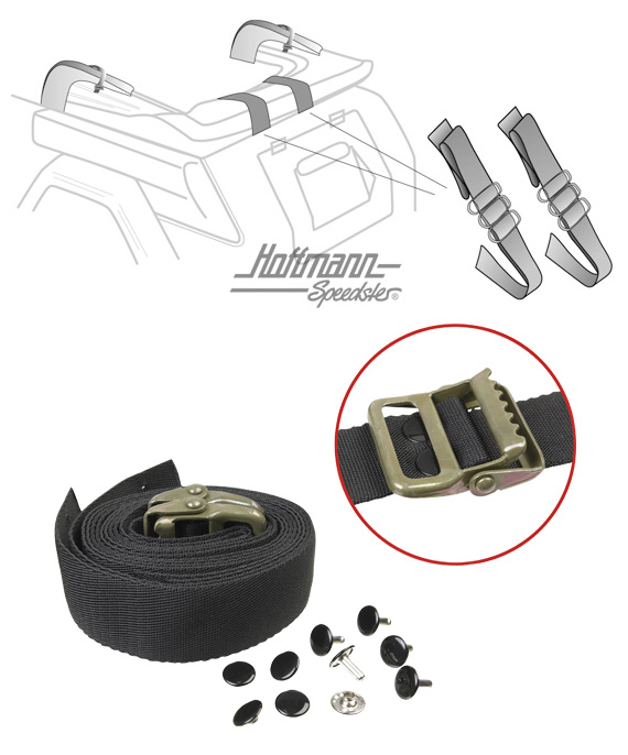 Spanngurte, Verdeckgestänge,Typ 181,Paar Spanngurte, Verdeckgestänge,Typ 181,Paar