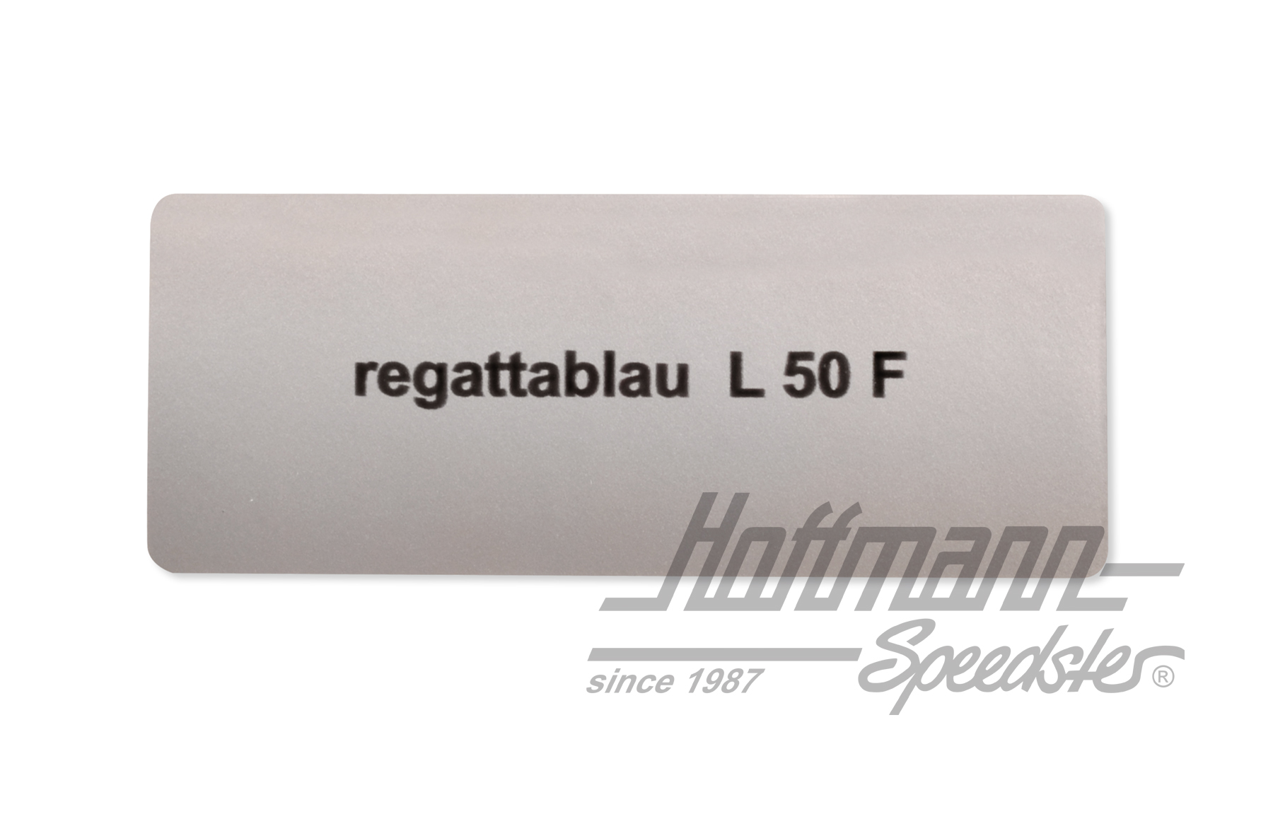 Aufkleber, Farbnummer L50F, regattablau Aufkleber, Farbnummer L50F, regattablau