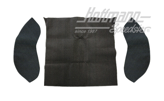 Teppichsatz, Stauraum, Limousine, Velour, schwarz, 8.53-7.57