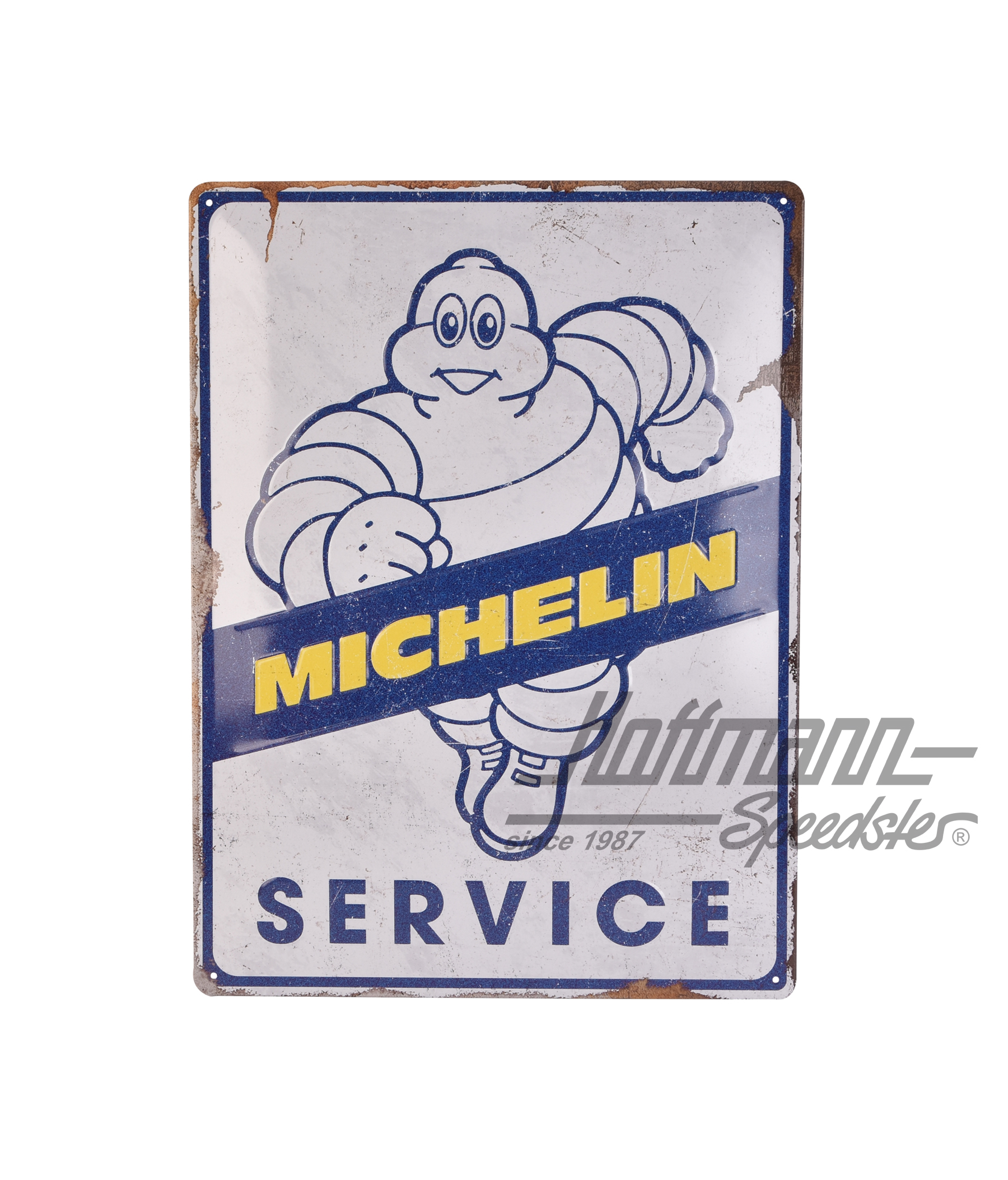 Blechschild, Michelin, Service