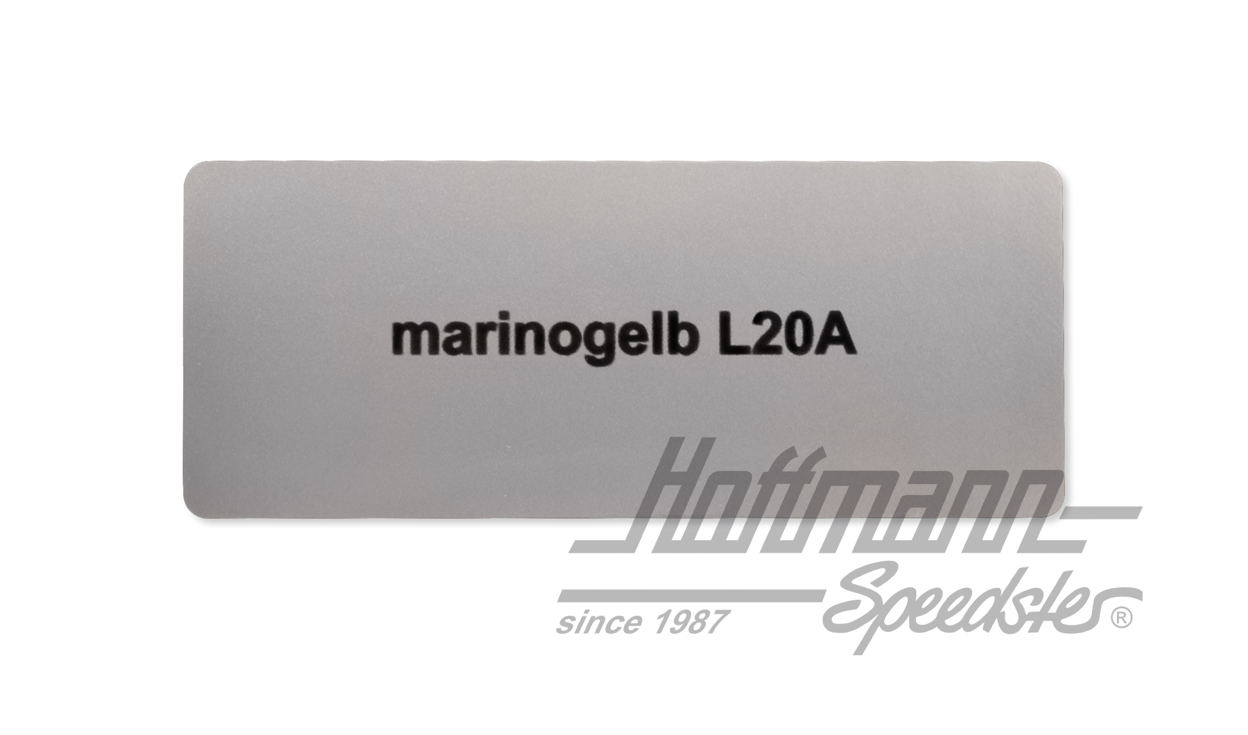 Aufkleber, Farbnummer L20A, marinogelb Aufkleber, Farbnummer L20A, marinogelb