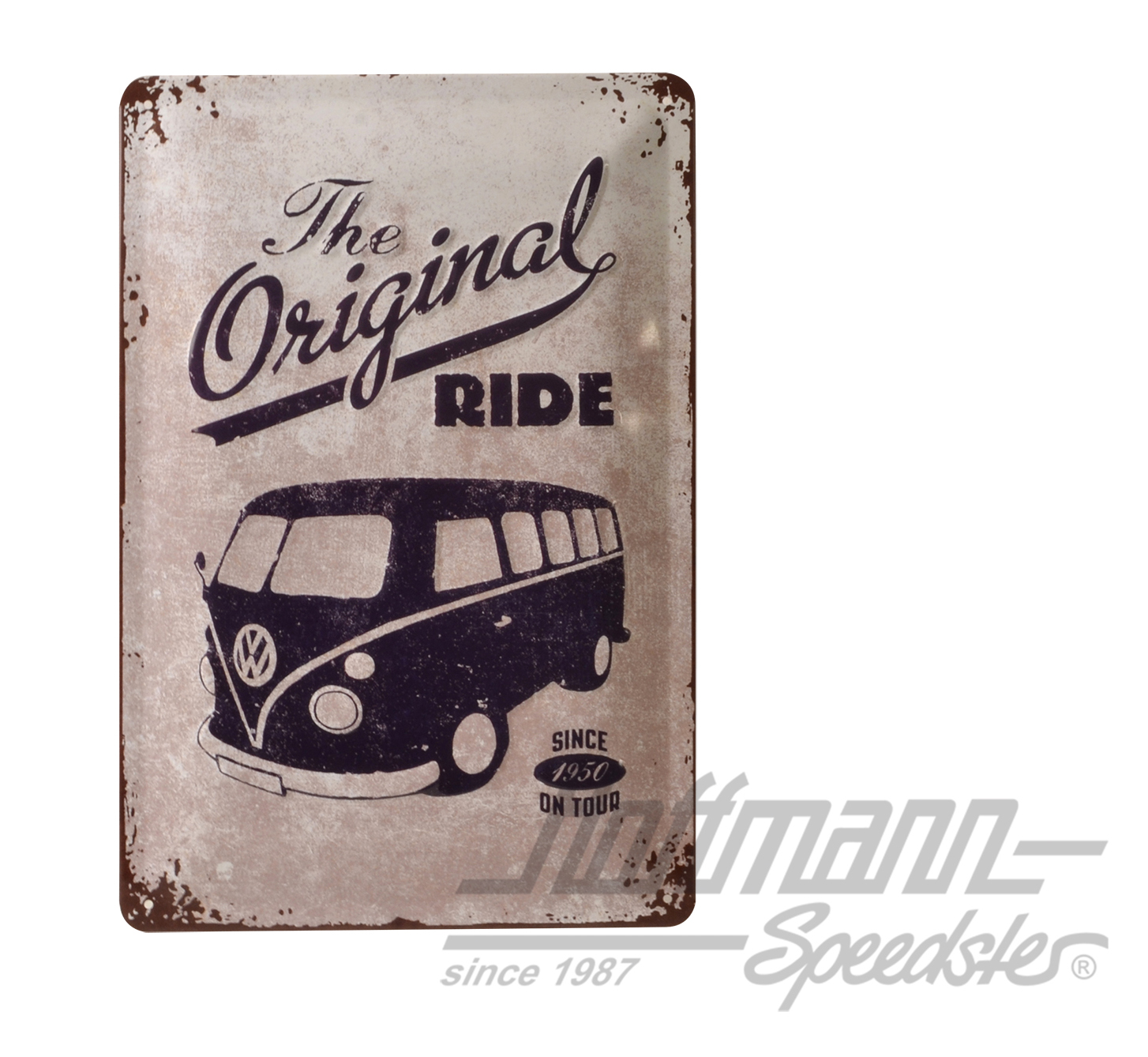 Blechschild, VW Bulli, The Original Ride