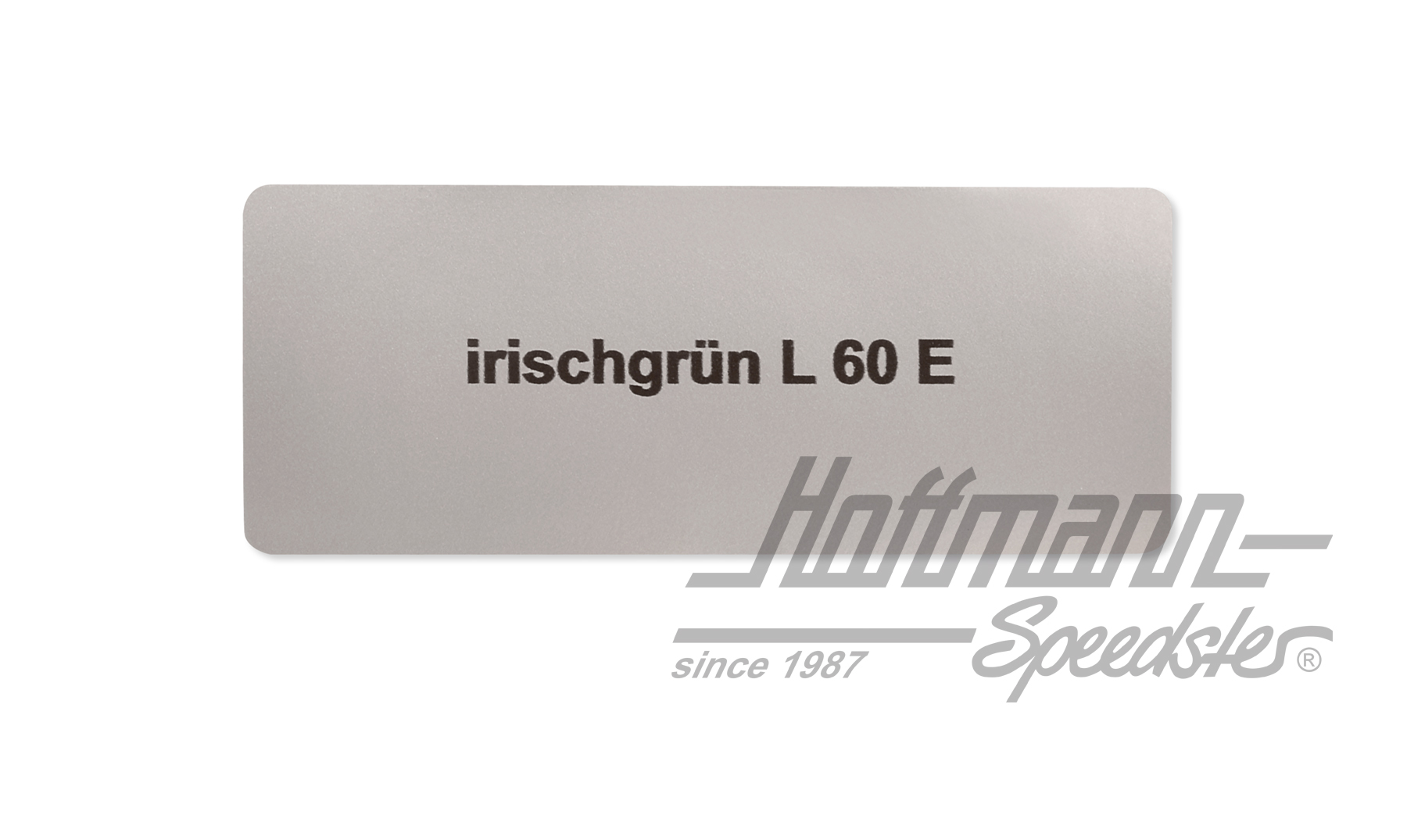 Aufkleber, Farbnummer L60E, irischgrün Aufkleber, Farbnummer L60E, irischgrün