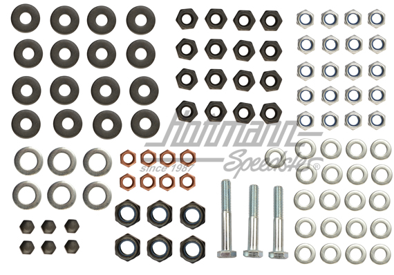 Schraubensatz, Motor, komplett, M8