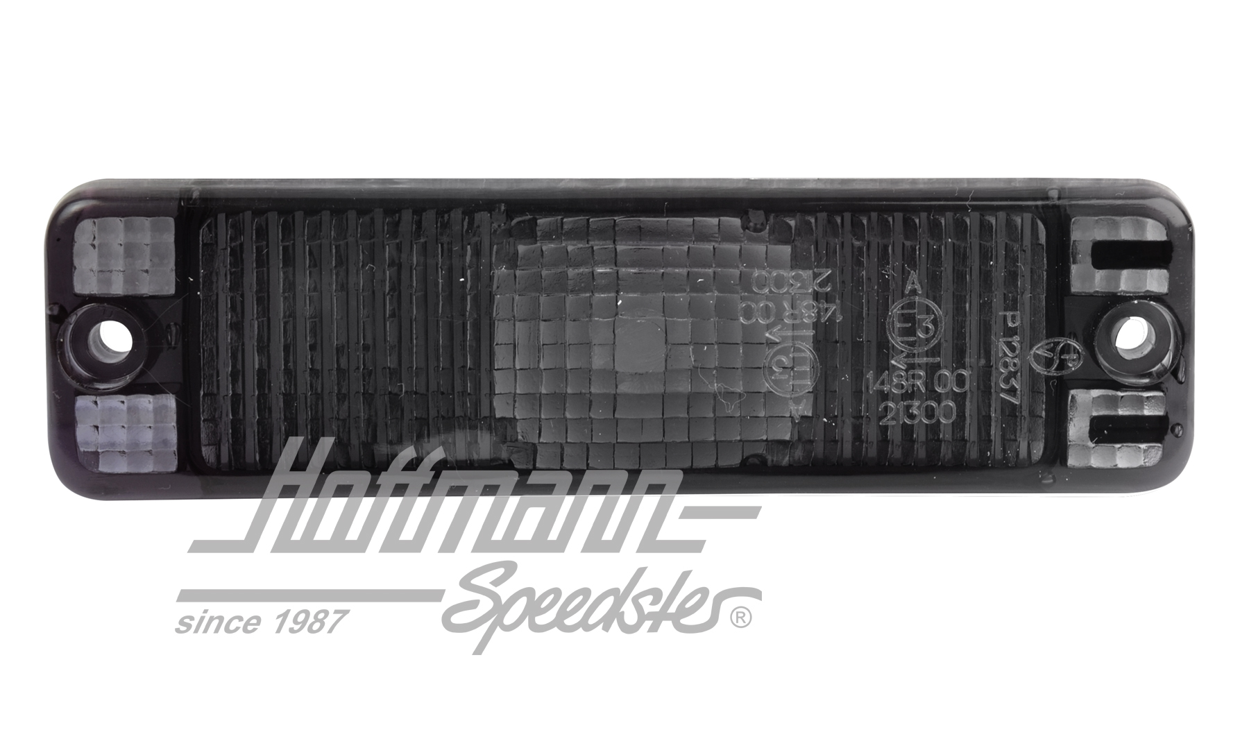 Blinkerglas, gerade, schwarz Blinkerglas, gerade, schwarz