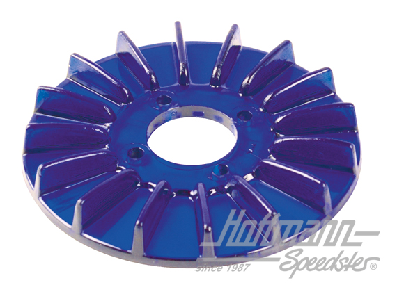 Generatorscheibenabdeckung, Turbo-Style, blau Generatorscheibenabdeckung, Turbo-Style, blau