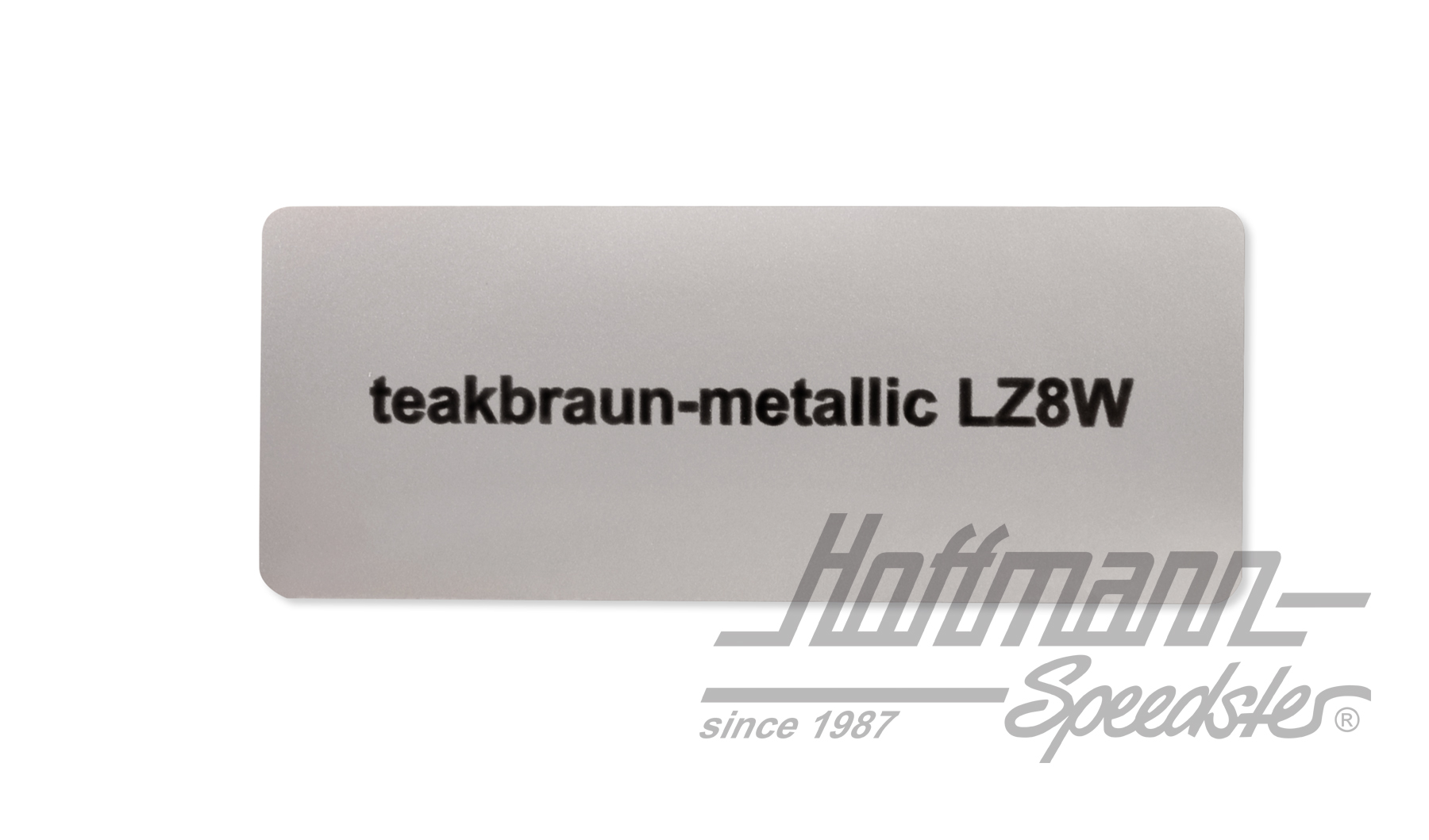 Aufkleber, Farbnummer LZ8W,teakbraun me.