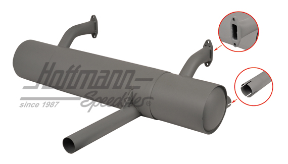 Sportauspuff, 356 A, 1.1/1.3/1.5