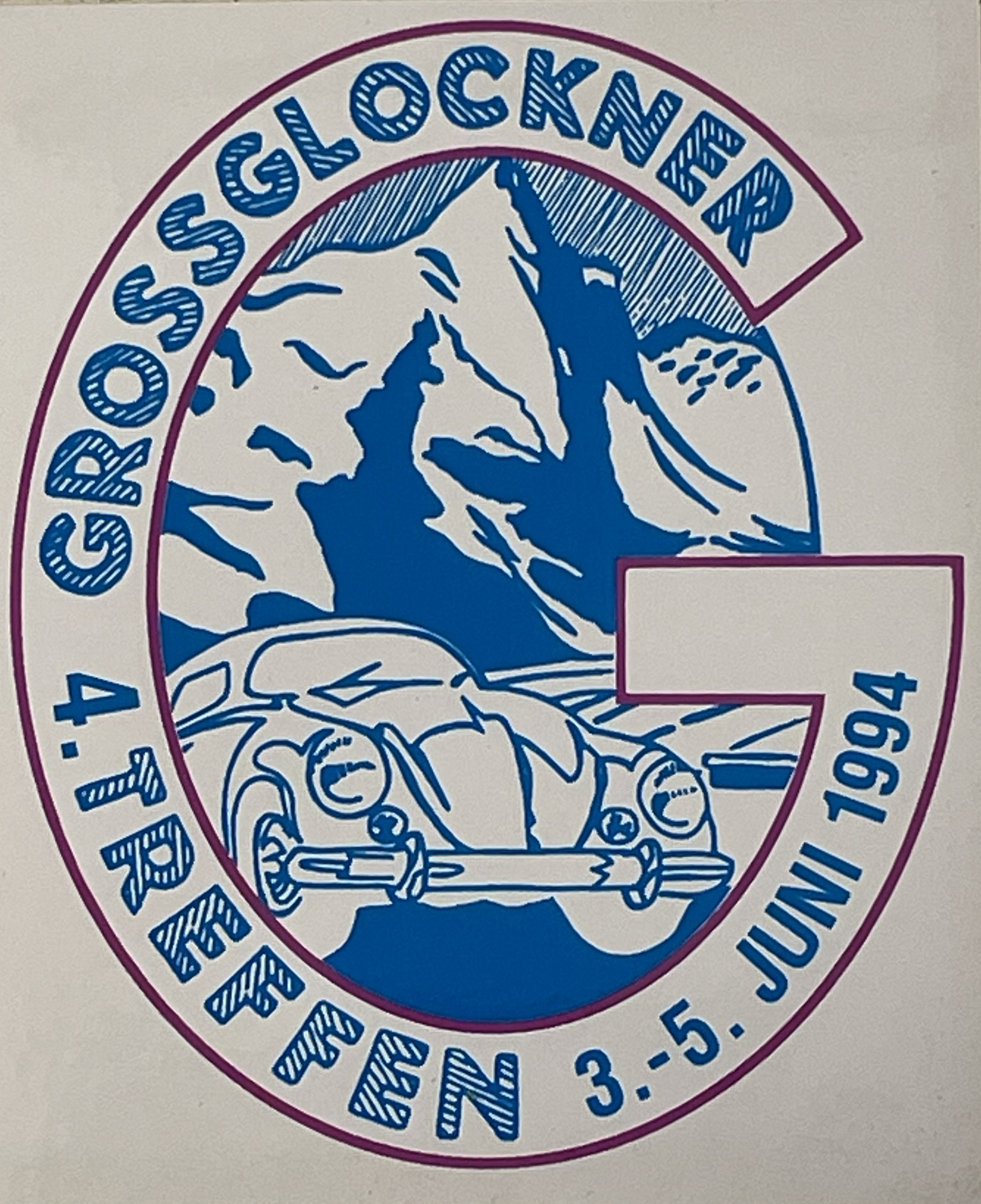 Aufkleber "Großglockner-Treffen 1994"
