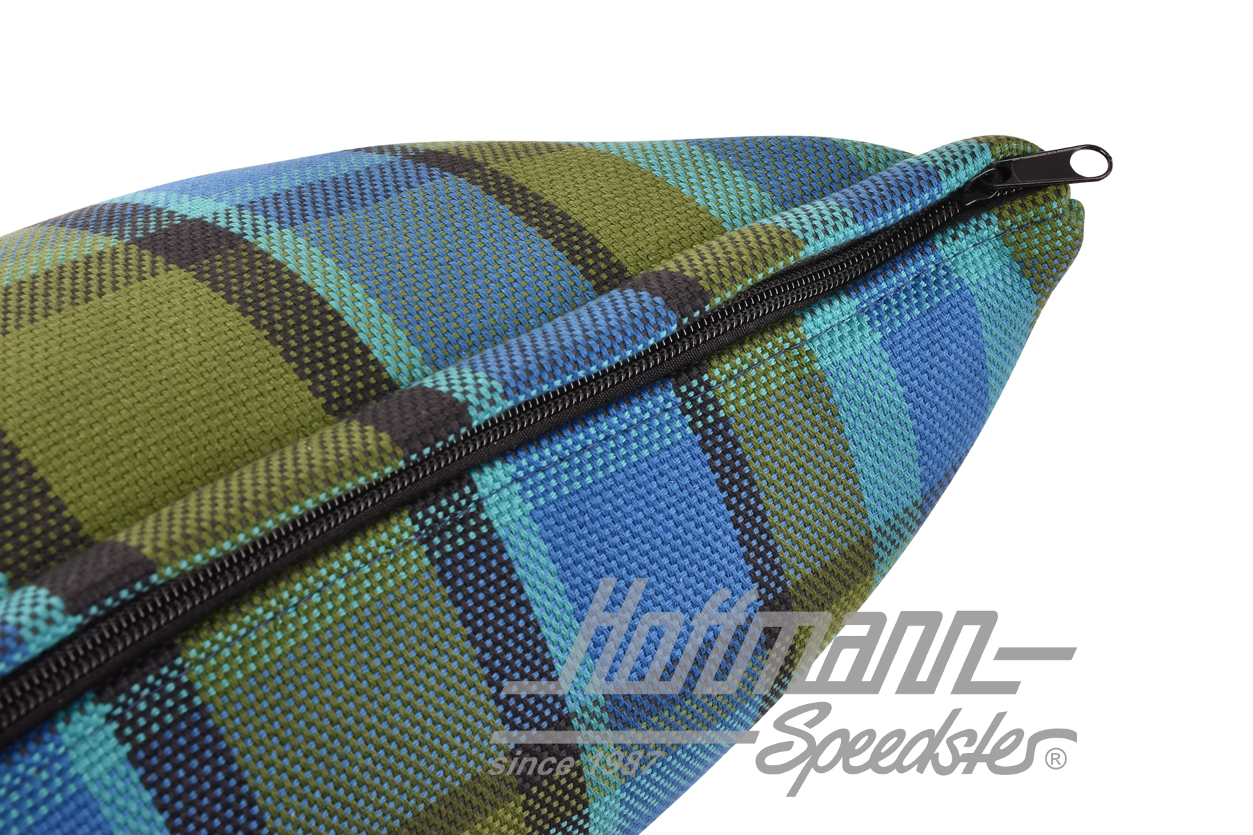 Kissen, Westfalia, blau/grün, 39x39cm