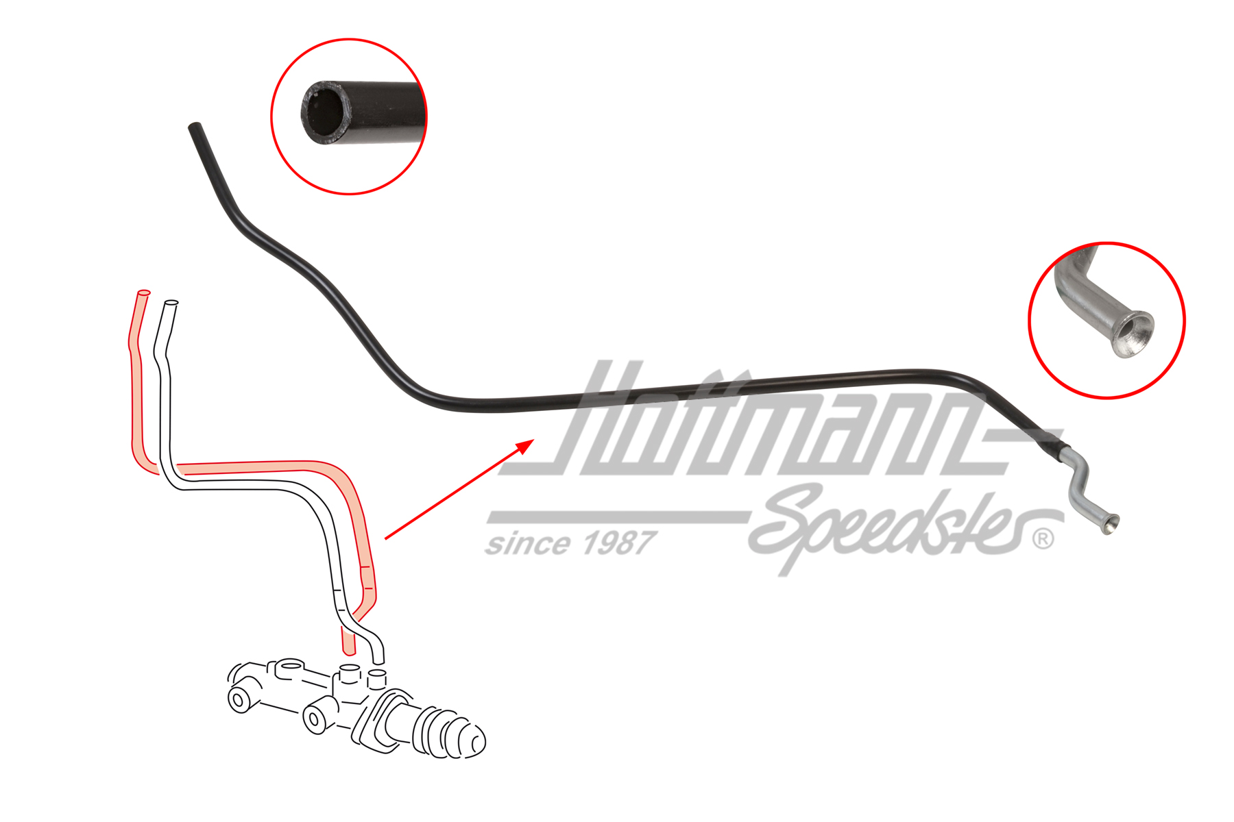 Leitung, HBZ/Behälter, 911, vorne Leitung, HBZ/Behälter, 911, vorne