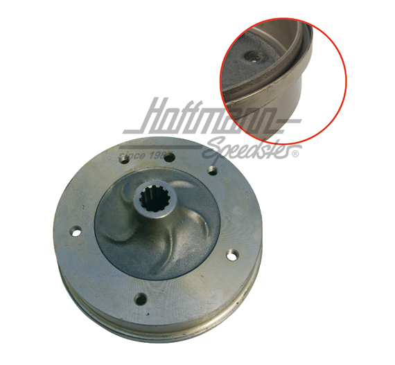 Bremstrommel, hinten, Bus T2, 3.68-7.70