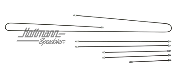 Bremsleitungssatz, Typ 181, Schräglenker