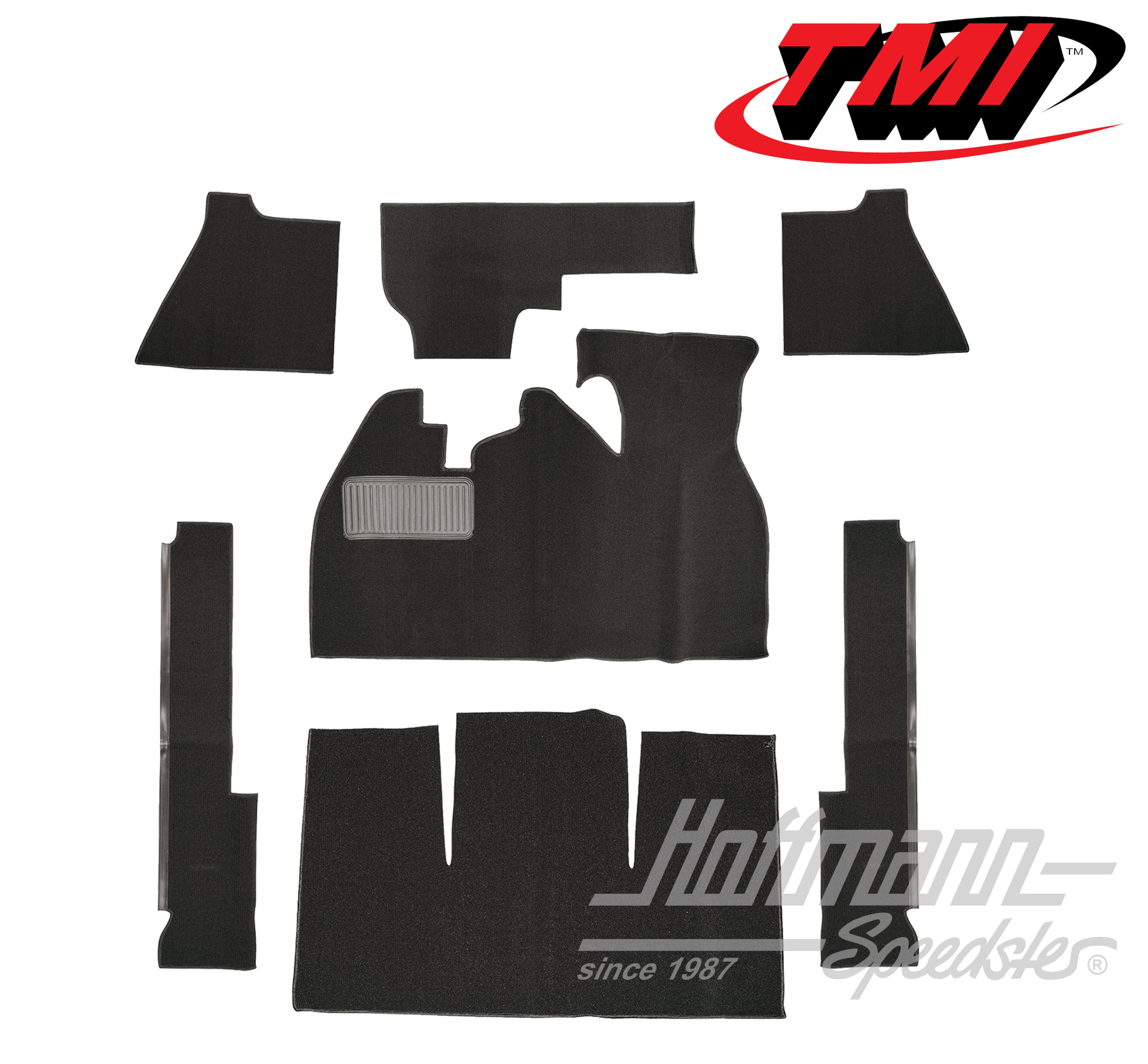Teppichsatz, Limousine, schwarz, 1302 Teppichsatz, Limousine, schwarz, 1302