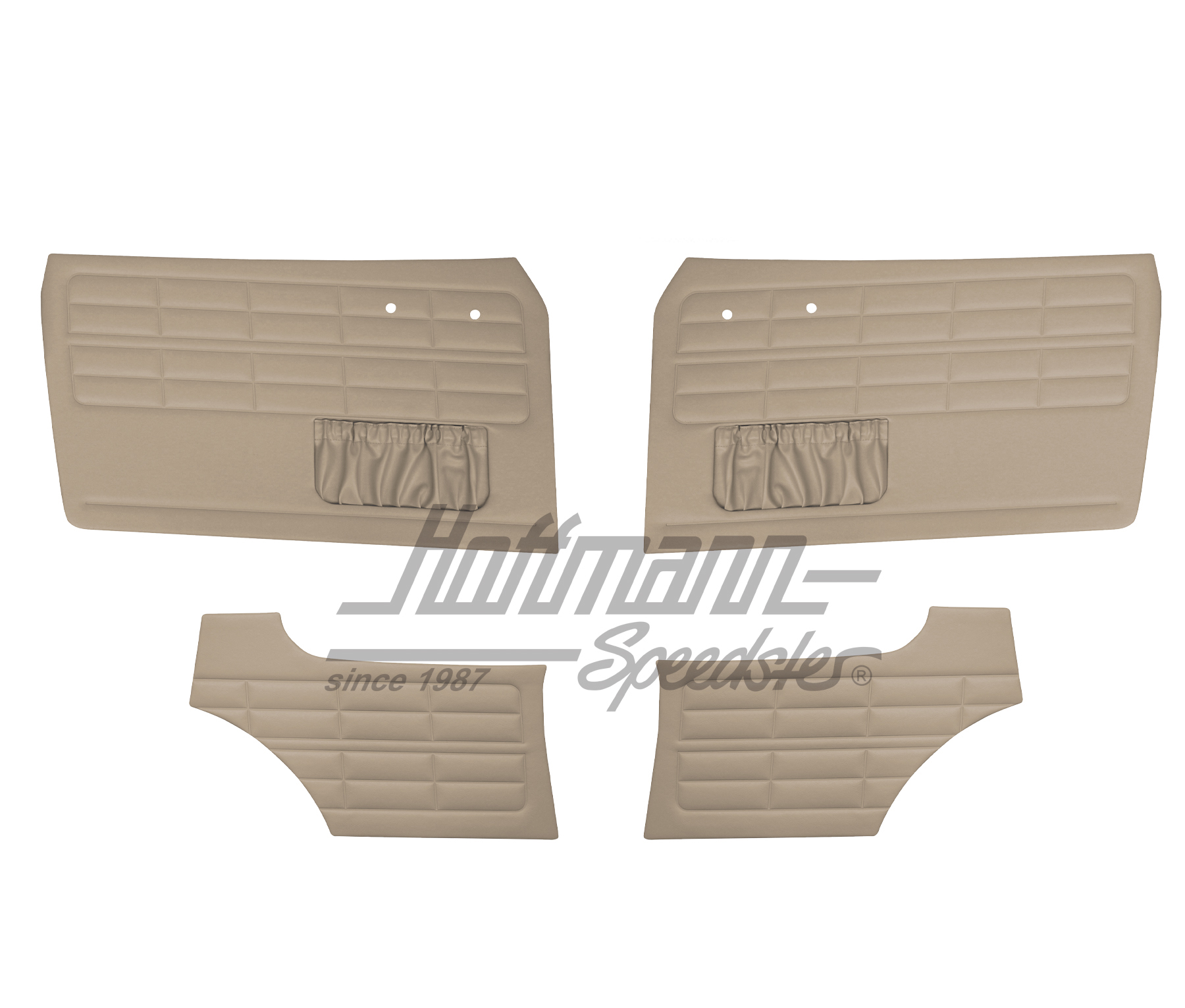 Tür- und Seitenverkleidungen, Karmann Coupé, -7.63, beige Tür- und Seitenverkleidungen, Karmann Coupé, -7.63, beige