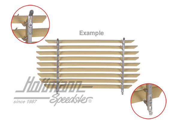 Heckfensterjalousie, Alu, beige, 8.71-