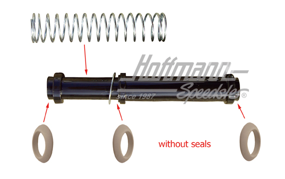 Stößelrohr Nylon, mit Feder, 12-1600ccm