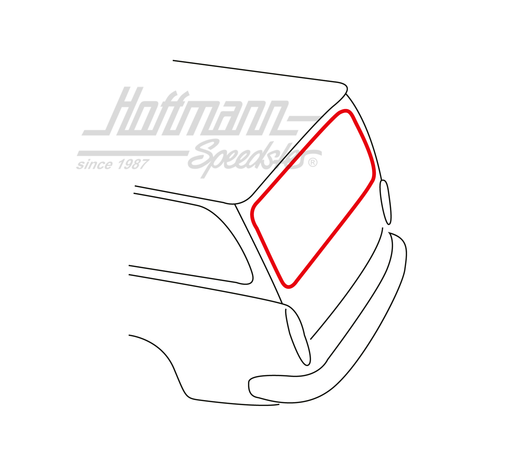 Dichtung, Heckklappe, Typ 3, Variant
