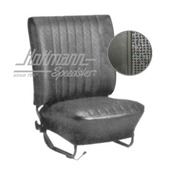 Sitzbezüge, Cabrio, 64-67, Meshmuster, grau Sitzbezüge, Cabrio, 64-67, Meshmuster, grau