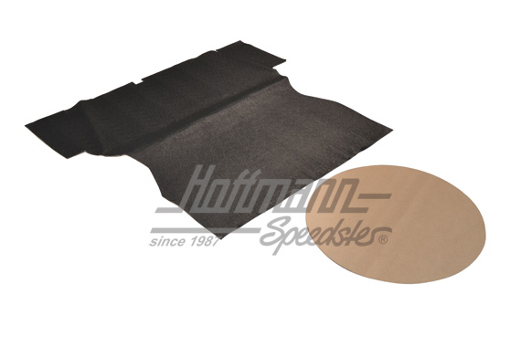 Kofferraummatte, Golf 1, schwarz