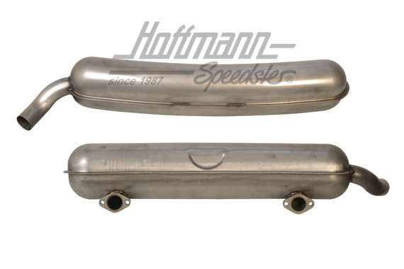 Auspufftopf, SSI, 1x60mm, 73-75 Auspufftopf, SSI, 1x60mm, 73-75