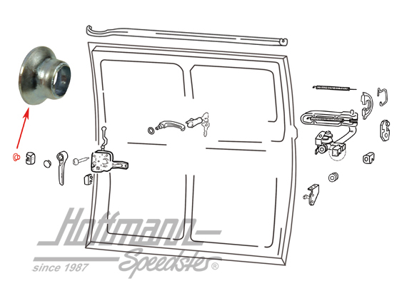 Hülse/Keilpuffer, Schiebetür Hülse/Keilpuffer, Schiebetür