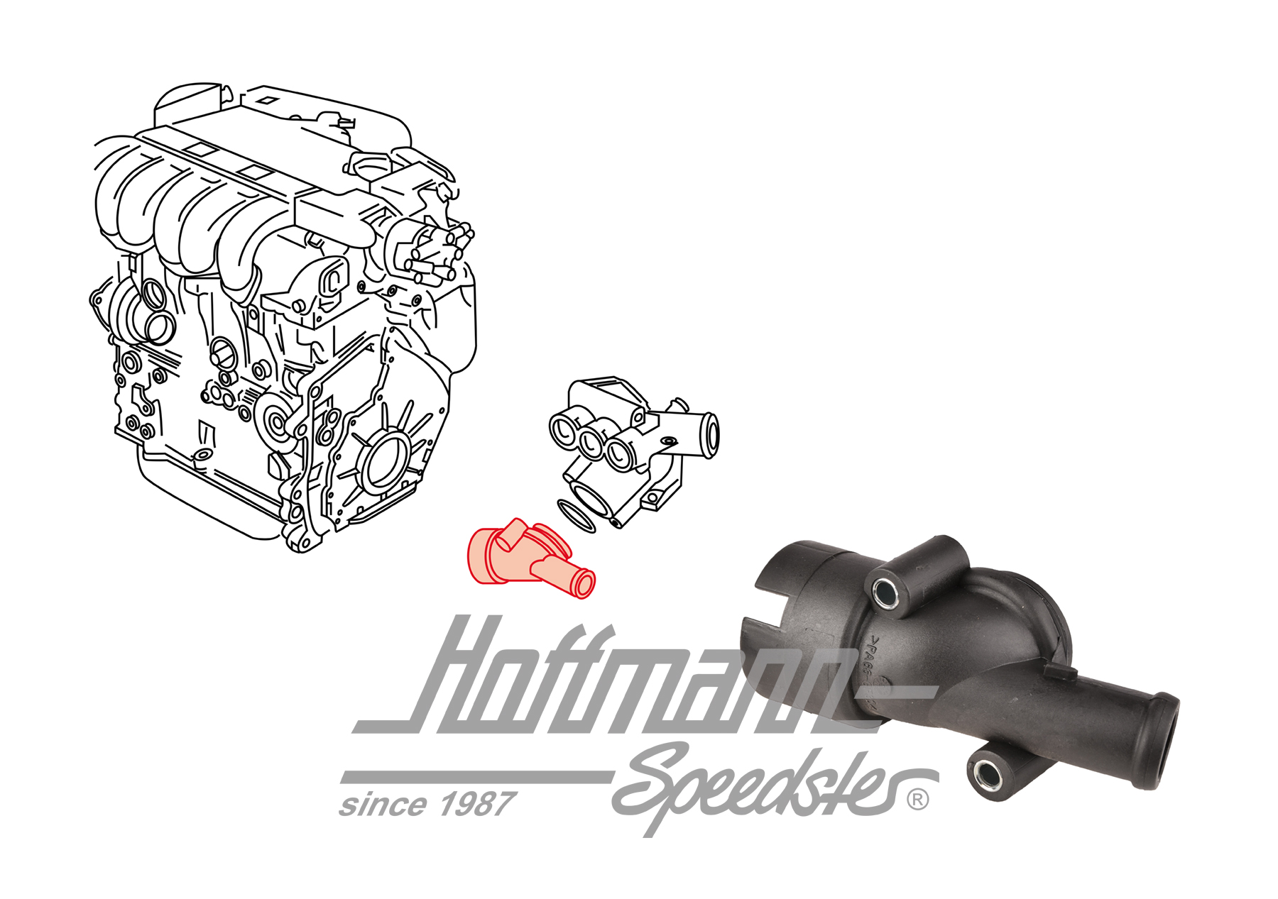 Wasserflansch, Bus T4 VR6/Golf 3 VR6