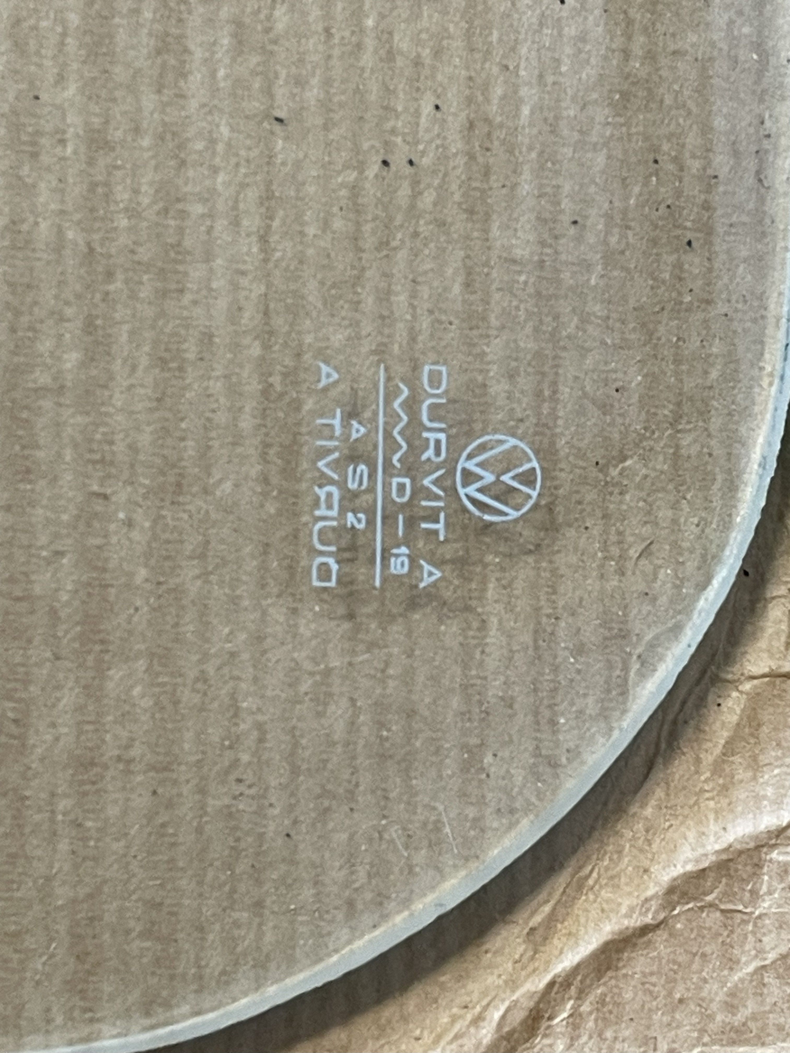 Heckscheibe, Bus T1, 3.55-7.63, klar (NOS)