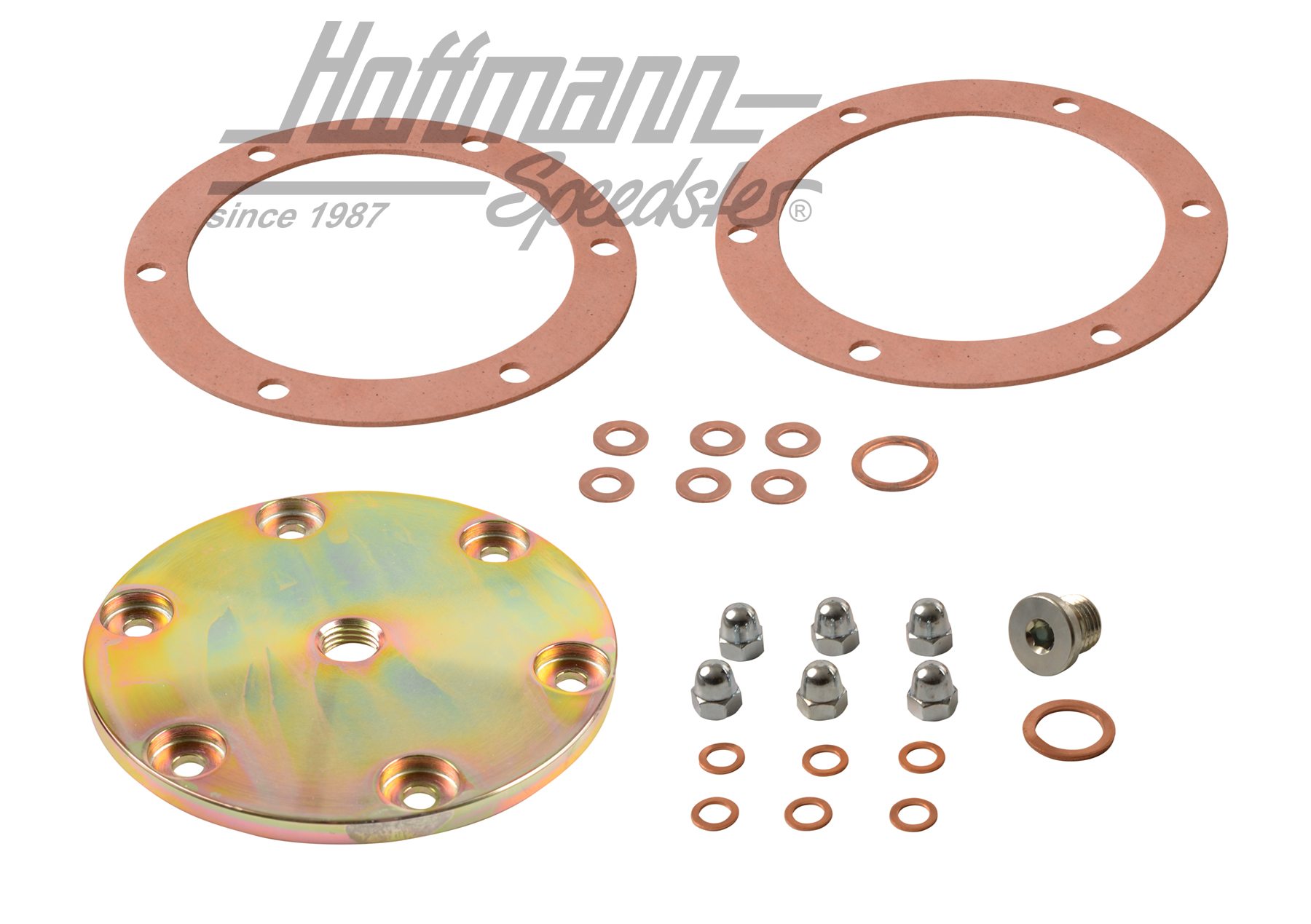 Ölsumpfdeckel, Stahl, gelb chromatiert Ölsumpfdeckel, Stahl, gelb chromatiert